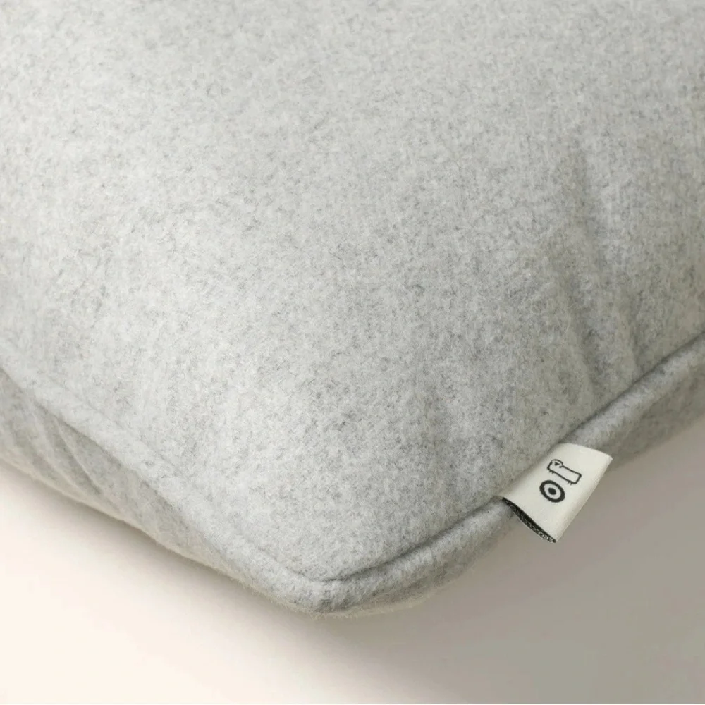 Woolrich × Target - Gray & White Embroidered Logo Lumbar Toss Pillow Ltd Edition
